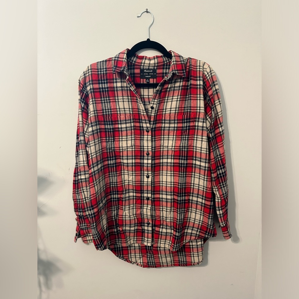 Flannel Oversized Ex-Boyfriend Shirt